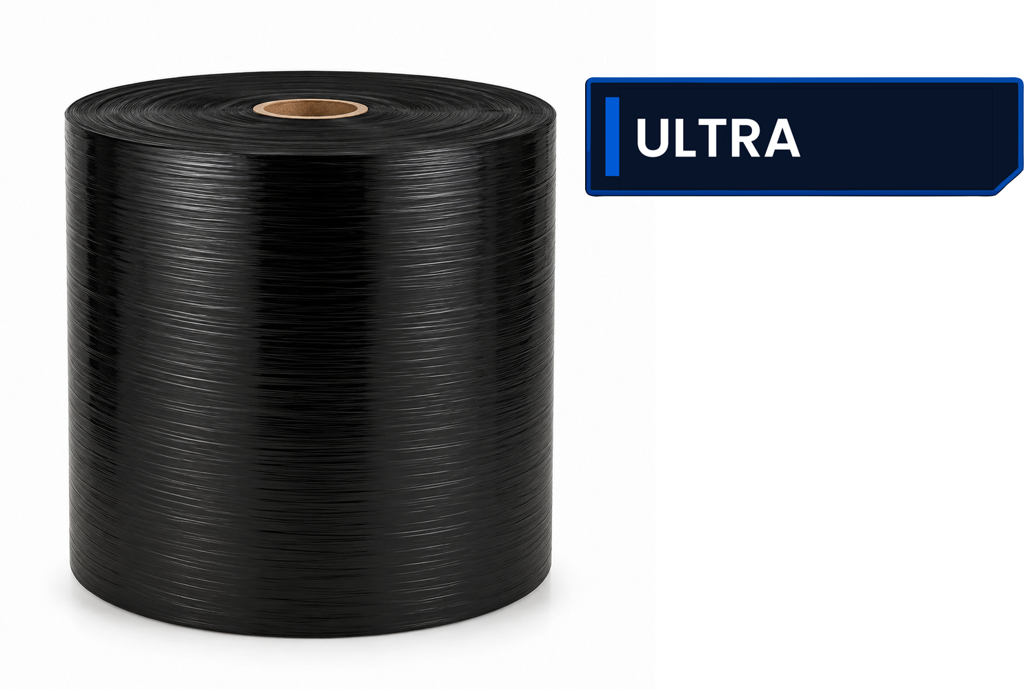 Folia Stretch Jumbo czarna ULTRA